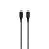 PURO Fabric Ultra Strong - Kabel w oplocie heavy duty USB-C / USB-C 1,2m (czarny)