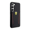 Ferrari Carbon Contrast Edges - Etui Samsung Galaxy S23+ (noir)