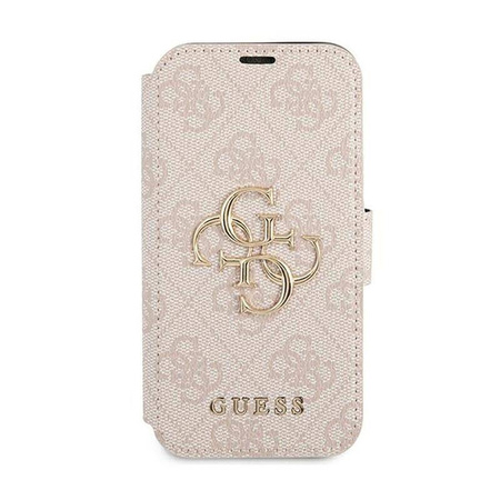 Guess GUBKP13L4GMGPI iPhone 13 Pro / 13 6,1" różowy/pink book 4G Big Metal Logo