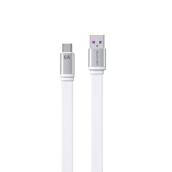WEKOME WDC-156 King Kong 2nd gen - Câble de connexion USB-A à USB-C 6A à charge rapide 1,3 m (blanc)