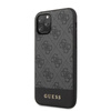 Collection 4G Bottom Stripe de Guess - Coque pour iPhone 11 Pro (gris)