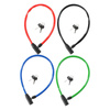 Dunlop - Kabel, zámek na kolo proti krádeži (zelený)