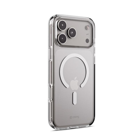 Průhledný kryt Crong MAG - kryt MagSafe pro iPhone 17 Pro Max (průhledný)
