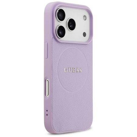 Guess Grained Ring MagSafe - Case iPhone 17 Pro (purple)