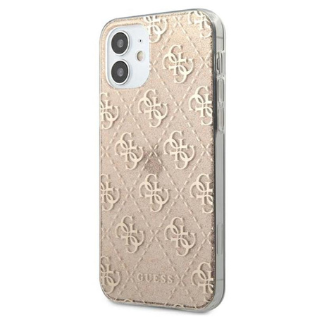 Guess 4G Glitter - iPhone 12 Mini Case (Gold)