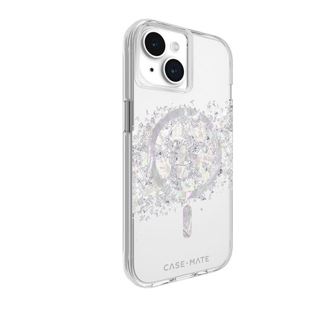 ETUI MAGSAFE ZDOBIONE DO IPHONE 13 | 14 | 15, Case-Mate, Magnetyczne, Eleganckie