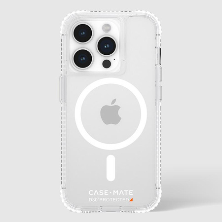 Case-Mate Ultra Tough Plus D3O MagSafe - iPhone 15 Pro Tasche (Klar)