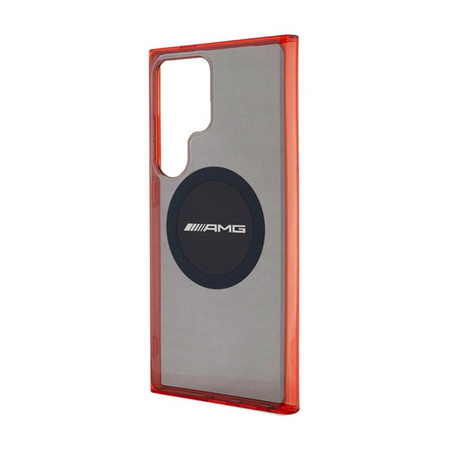 AMG Transparent Bicolor MagSafe - Etui Samsung Galaxy S24 Ultra (czarny)