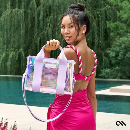 Case-Mate Mini Travel Tote Bag - Waterproof shoulder bag (Soap Bubble)