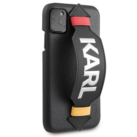 Karl Lagerfeld Pouzdro s řemínkem - Pouzdro pro iPhone 11 Pro (černé)