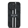 Guess 4G Printed Stripes MagSafe - Pouzdro pro iPhone 16 Pro (černý)