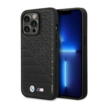BMW Bi-Muster - iPhone 14 Pro Max Tasche (schwarz)