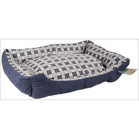 Soft couch bed for dog 75 x 58 x 19 cm roz. L (navy blue)