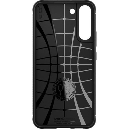 Spigen Rugged Armor - Schutzhülle für Samsung Galaxy S22 (Schwarz)