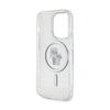 Karl Lagerfeld Karl & Choupette Glitter MagSafe - iPhone 14 Pro Tasche (Transparent)