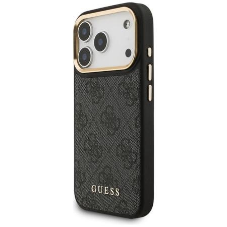 Guess Bundle Pack MagSafe 4G - Sada krytu + MagSafe peněženky pro iPhone 17 Pro (Černá)