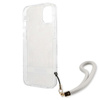 Guess Flower Cord - Cover for iPhone 13 mini (Gold)