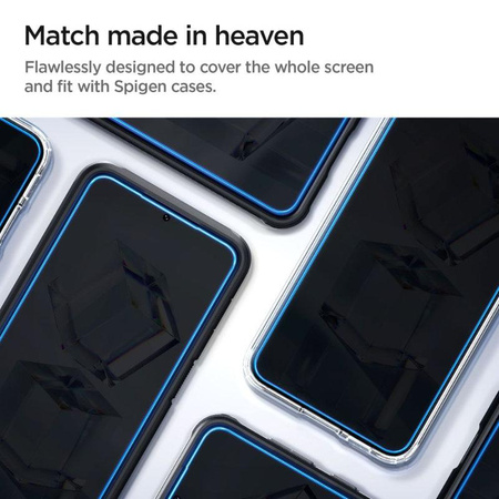 Spigen Glas.TR EZ Fit - Szkło hartowane 2 szt. do Samsung Galaxy S23+ (Przezroczysty)