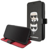 Karl Lagerfeld Booktype - Étui pour iPhone 11 Pro Max avec porte-cartes (Noir)