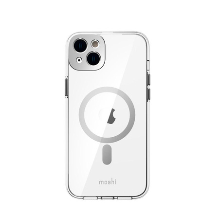 Moshi iGlaze MagSafe - iPhone 14 Plus Case (Luna Silver)