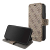 Collection Guess Booktype 4G Charms - Étui pour iPhone 11 avec fentes pour cartes (marron)