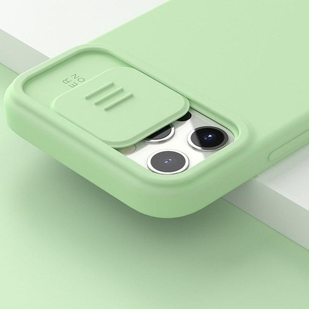 Nillkin CamShield Silky Magnetic - Apple iPhone 12 / 12 Pro Case with Camera Cover (Orange Pink)