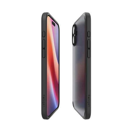 Spigen Ultra Hybrid - Coque pour iPhone 16 (Frost Black)