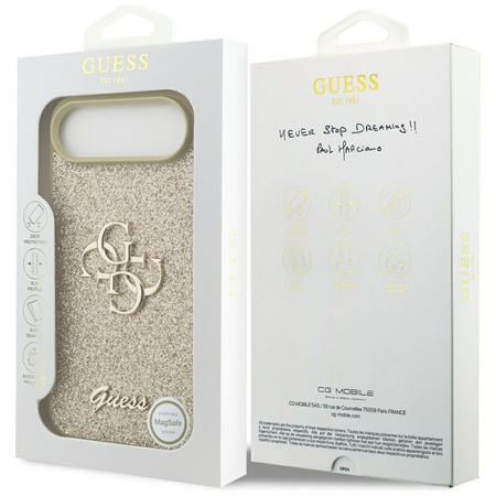 Guess Fixed Glitter Big 4G - Hülle iPhone Air (gold)