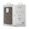 Guess 4G Metal Gold Logo - iPhone 15 Pro Case (brown)