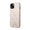 Guess 4G Metal Gold Logo – Etui iPhone 14 Plus (różowy)