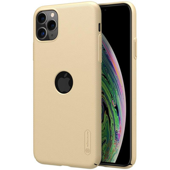 Nillkin Super Frosted Shield - Apple iPhone 11 Pro Max Hülle mit Logoausschnitt (Golden)