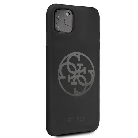 Guess szilikon 4G Tone to Tone - iPhone 11 Pro Max tok (fekete)