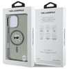 Karl Lagerfeld IML fém Karl Head MagSafe - iPhone 16 Pro tok (fekete)