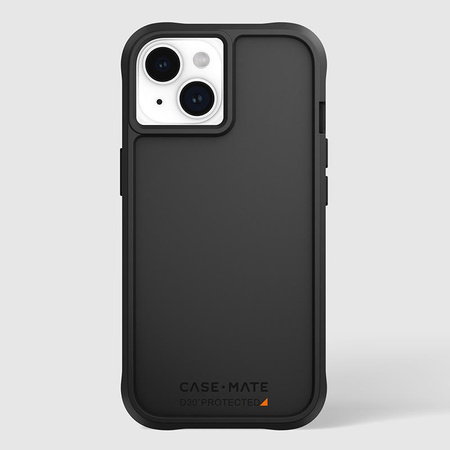 Case-Mate Ultra Tough Plus D3O MagSafe - Schutzhülle für iPhone 15 / iPhone 14 / iPhone 13 (Schwarz)