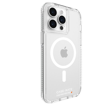 Case-Mate Ultra Tough Plus D3O MagSafe - iPhone 15 Pro Max Case (Clear)