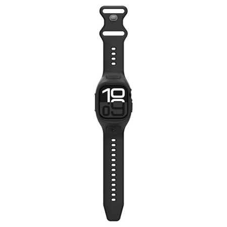 Spigen Liquid Air Pro - Strap with case for Apple Watch 10 46 mm (Matte Black)