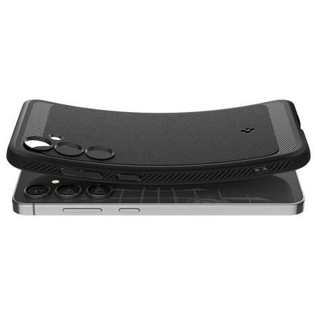 Spigen Rugged Armor - Hülle für Samsung Galaxy S24 FE (Matt Schwarz)