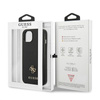 Guess Saffiano 4G Small Metal Logo – Etui iPhone 13 mini (czarny)