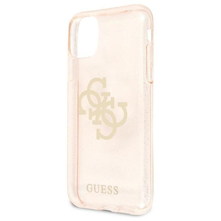 Pouzdro Guess Glitter 4G Big Logo - iPhone 11 (zlaté)