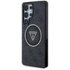 Guess 4G Glitter Triangle Buttons MagSafe - Case for Samsung Galaxy S25 Ultra (black)