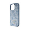 Guess Crossbody 4G fém logós - iPhone 15 Pro tok (kék)