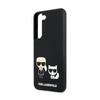Karl Lagerfeld Slilicone Karl & Choupette - Etui Samsung Galaxy S22 (noir)