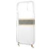 Guess 4G Gold Stripe Crossbody - iPhone 13 Case