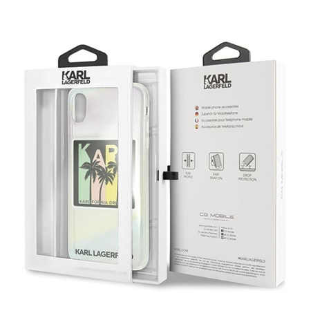 Karl Lagerfeld California Dreams Palmen - iPhone Xs Max Hülle