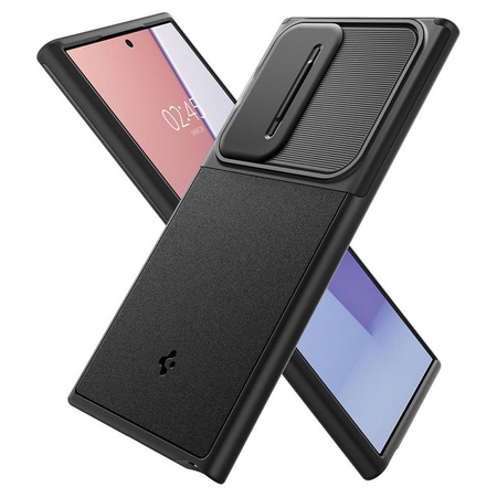 Spigen Optik Armor - Etui pour Samsung Galaxy S24 Ultra (Noir)