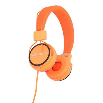 Grundig - Neon in-ear headphones (orange)