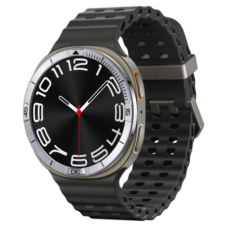 Spigen Bezel Tune Pilot – Hülle / Schutzring für Samsung Galaxy Watch 8 44 mm (Silber)
