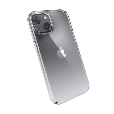 Speck Presidio Perfect-Clear + Ombre - pouzdro pro iPhone 13 s povrchovou úpravou MICROBAN (čiré/odstín atmosféry)