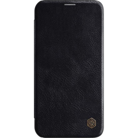 Nillkin Qin Ledertasche - Tasche für Apple iPhone 12 Mini (Schwarz)