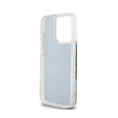 DKNY Liquid Glitter Big Logo - Coque pour iPhone 14 Pro (noir)